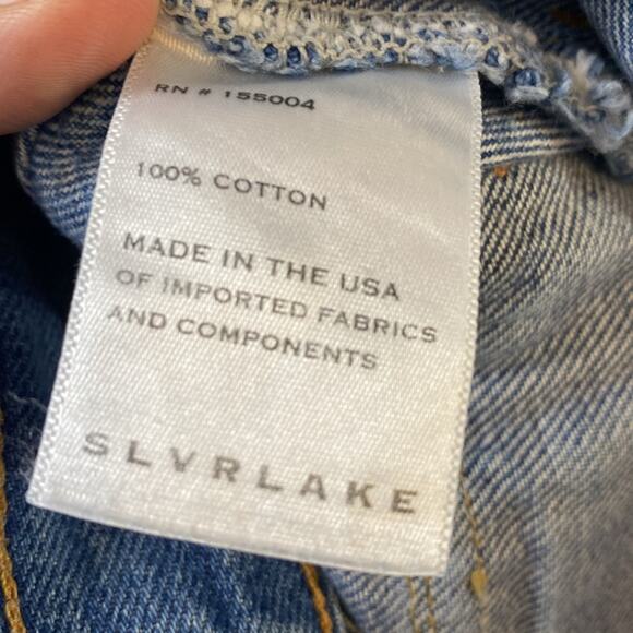 SLVRLAKE Savior Cropped Raw Hem Jeans - Picture 5 of 6